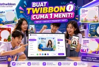 Aplikasi pembuat twibbon online Mathwibbon untuk MPLS, Natal, Paskah, dan HUT